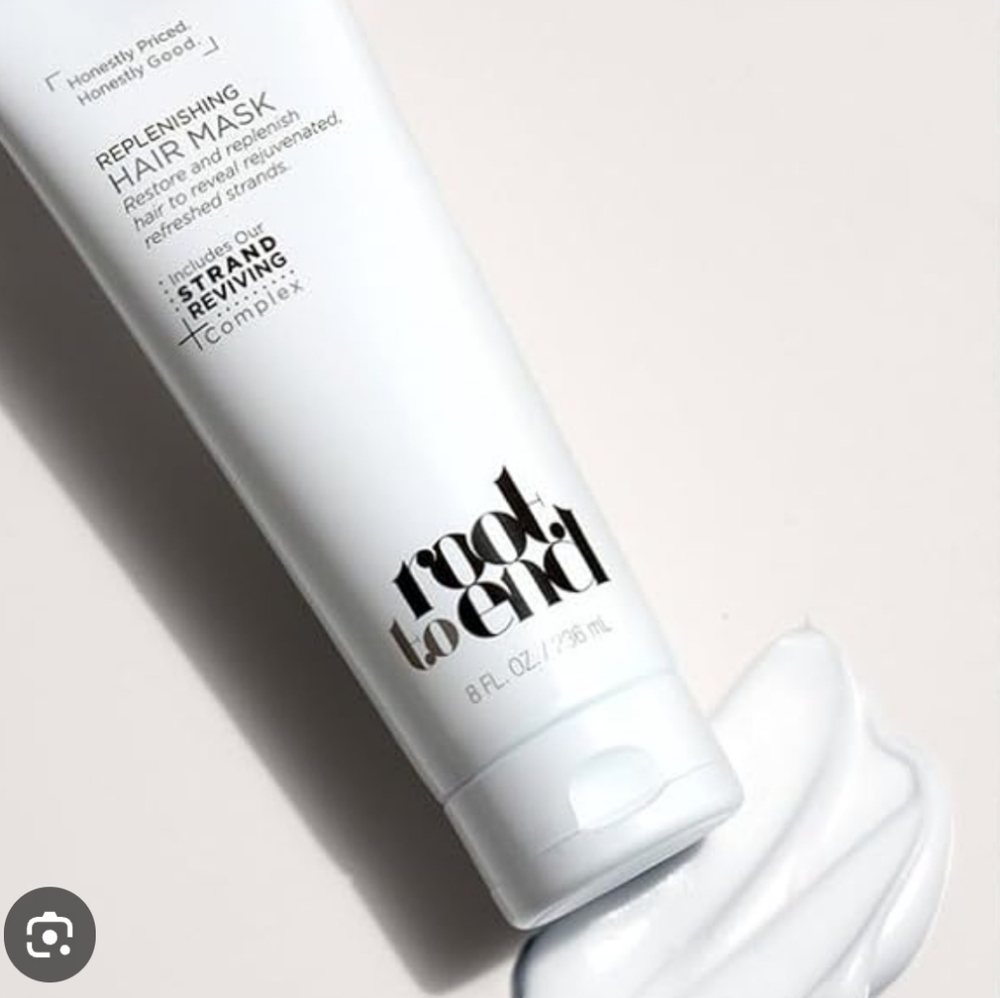 ROOT TO END Replenishing Hair Mask - White